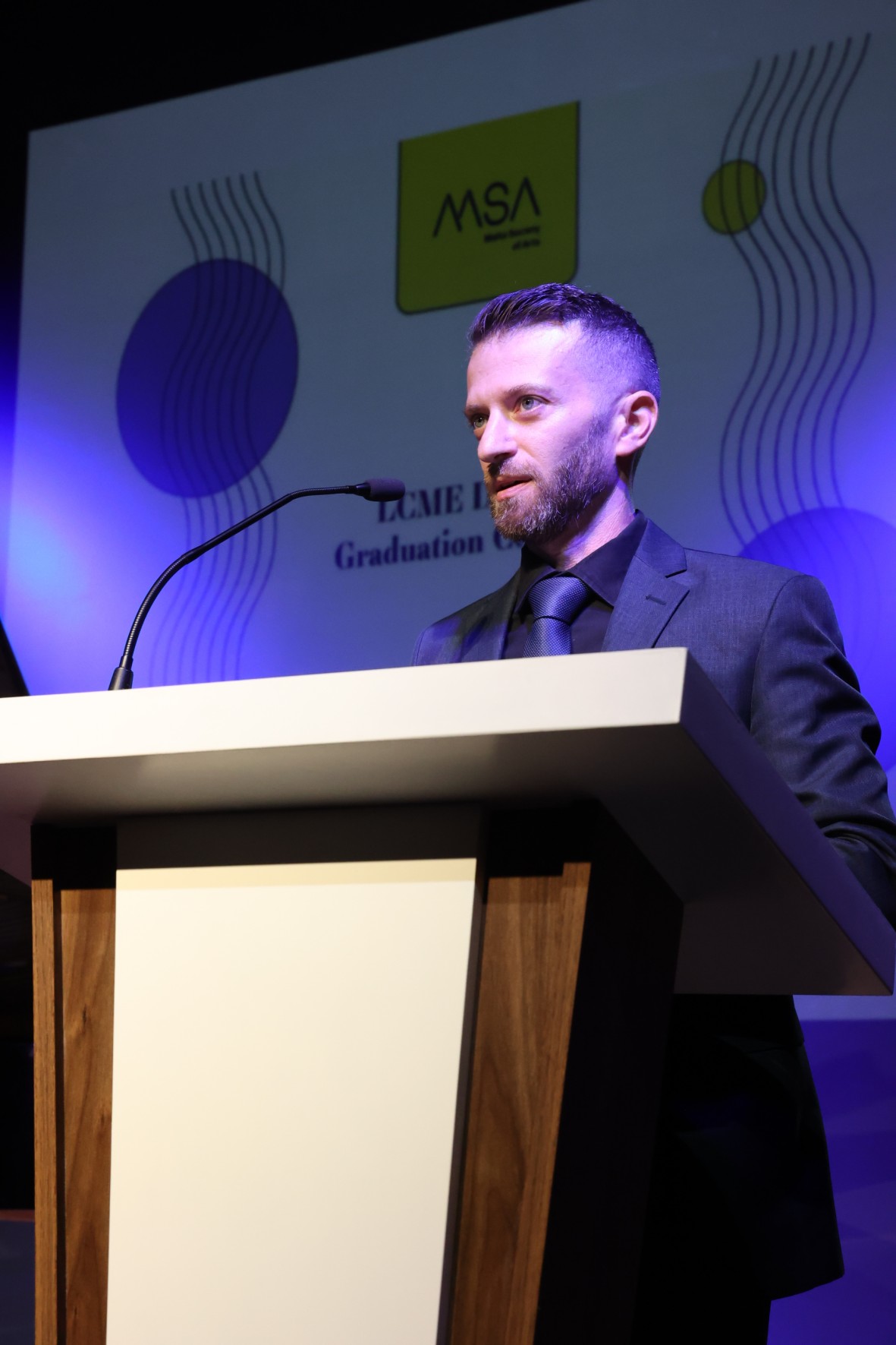 Guest speaker Hertian Gauci